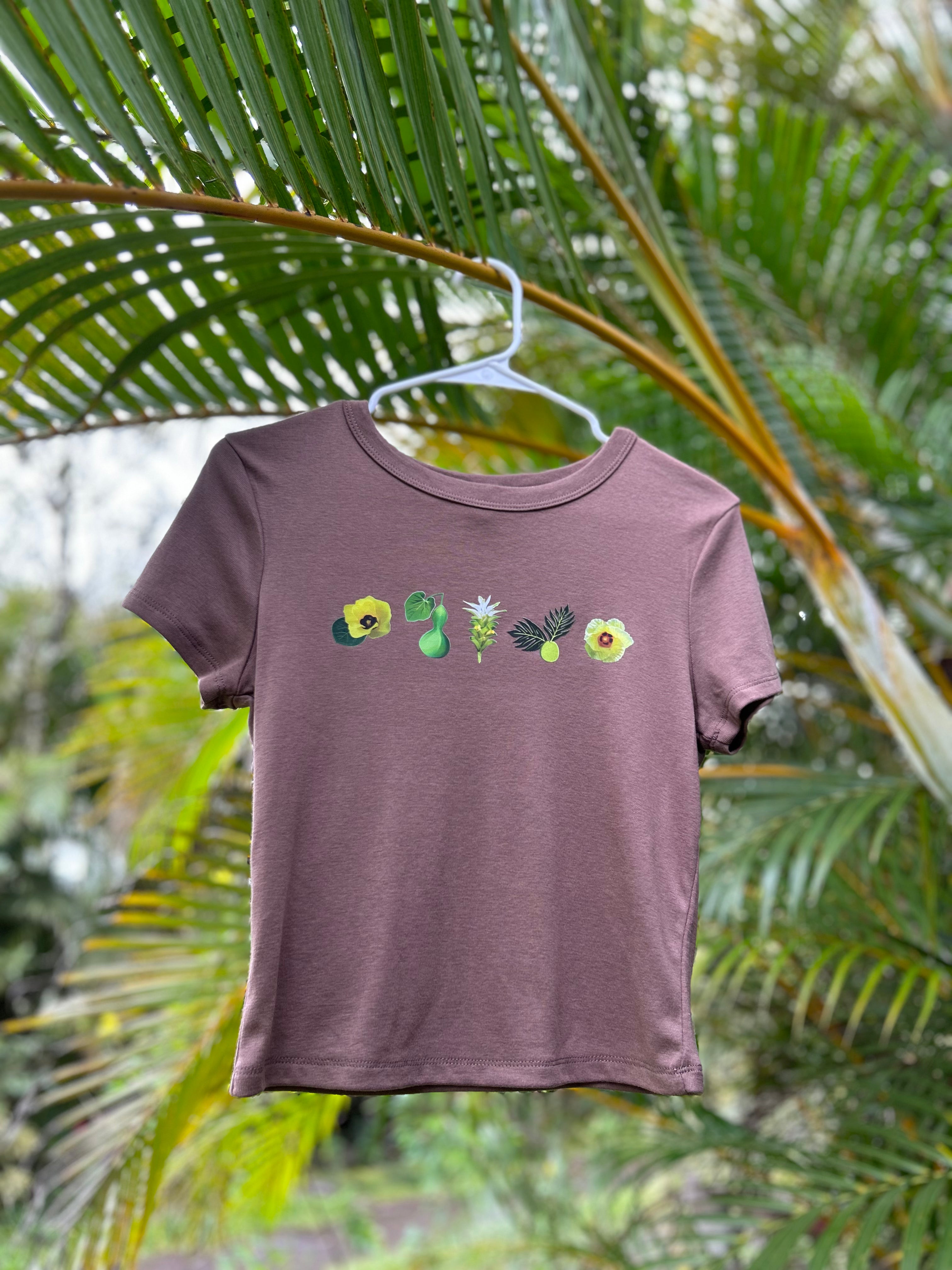 Canoe Plant Brown Baby Tee