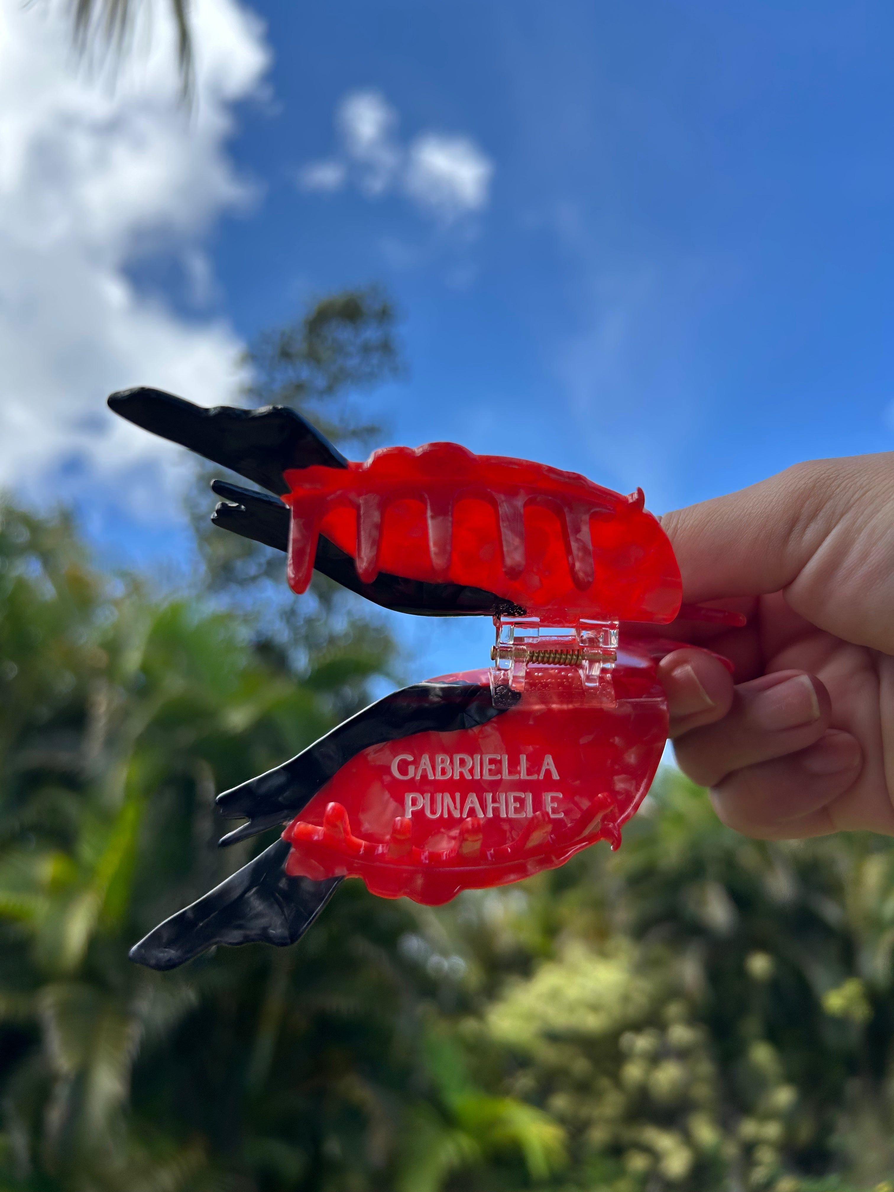 'I'iwi Hair Clip