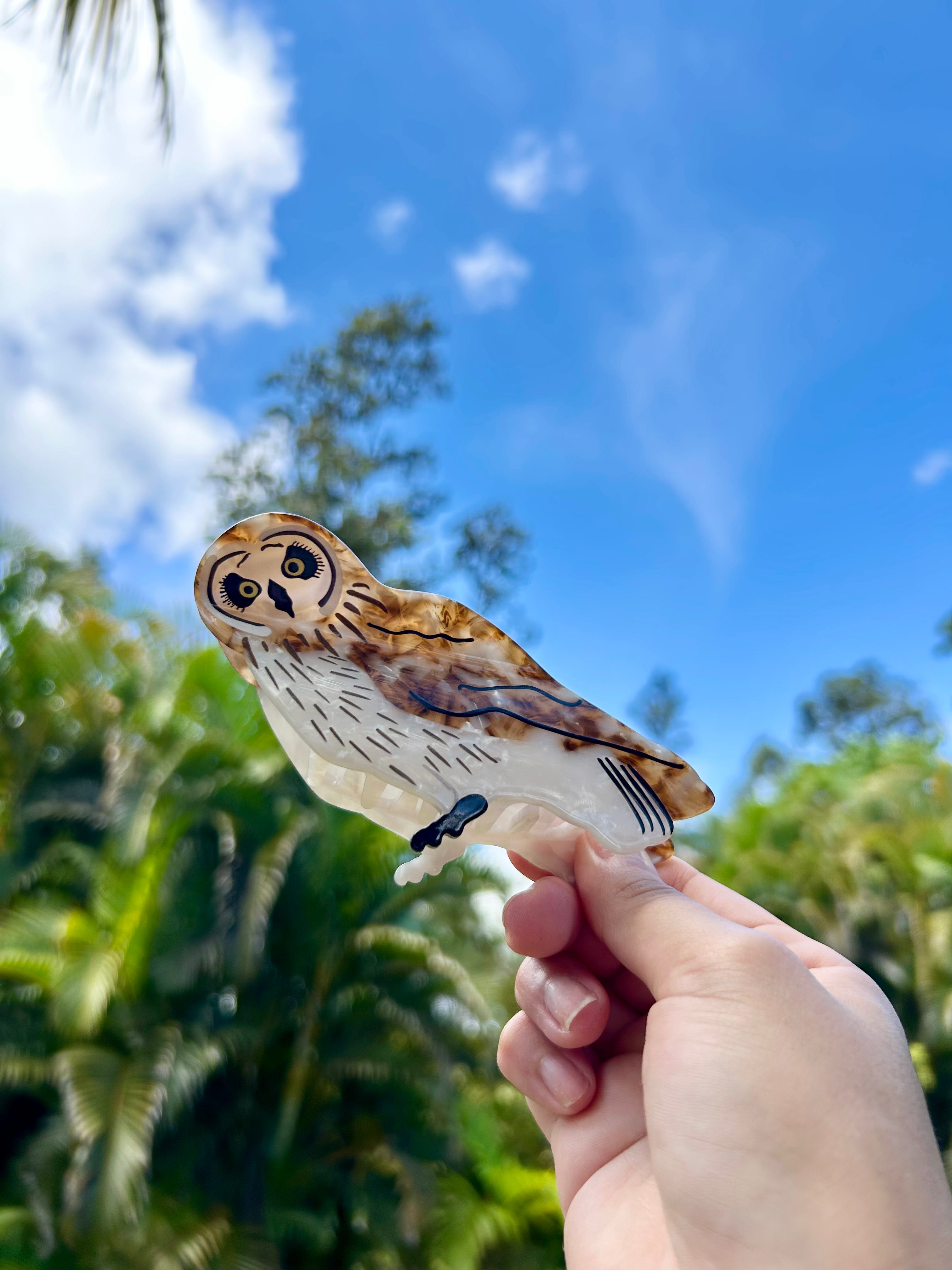 Pueo Hair Clip