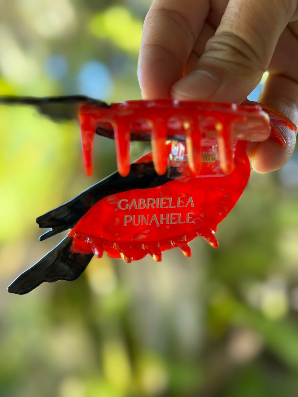 'I'iwi Hair Clip