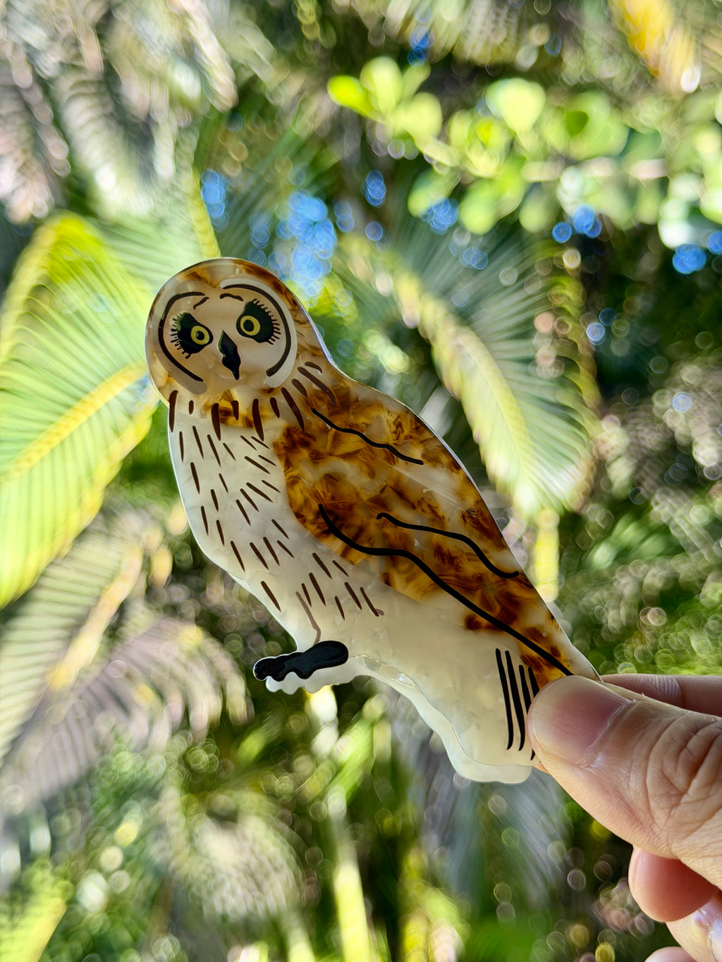 Pueo Hair Clip