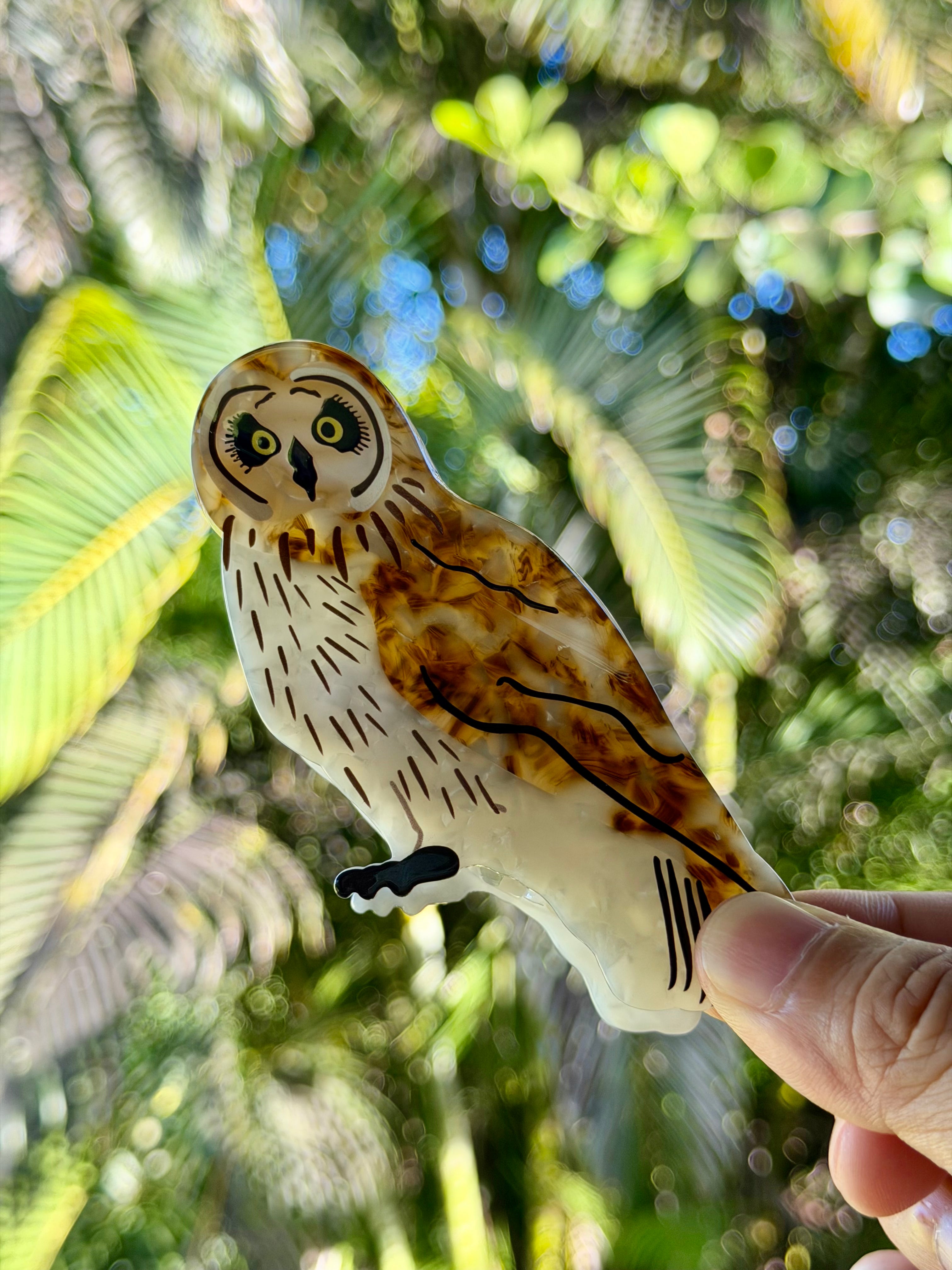 Pueo Hair Clip